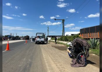 Guardia Estatal atiende reporte de intento de robo tras choque en Carretera Tampico-Mante