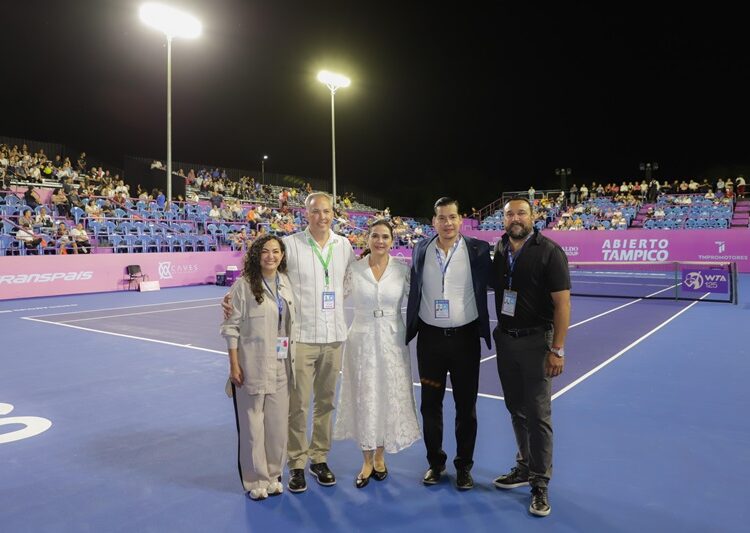 Inaugura Mónica Torneo Internacional de Tenis Femenil Tampico 2024
