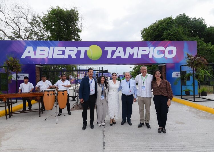 Inaugura Mónica Torneo Internacional de Tenis Femenil Tampico 2024
