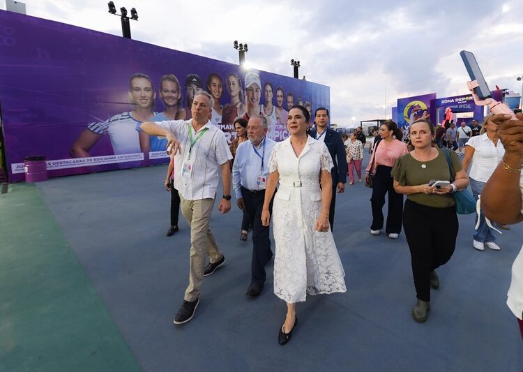 Inaugura Mónica Torneo Internacional de Tenis Femenil Tampico 2024