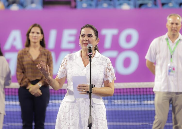 Inaugura Mónica Torneo Internacional de Tenis Femenil Tampico 2024