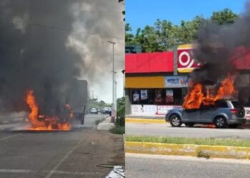 Incendios y bloqueos paralizan la ciudad de Villahermosa
