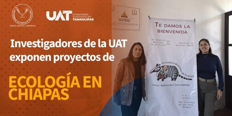 Investigadores de la UAT presentan proyectos científicos en congreso de ecología en Chiapas