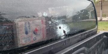 Rafaguean auto de Evo Morales