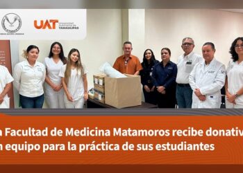 La Facultad de Medicina Matamoros recibe donativo