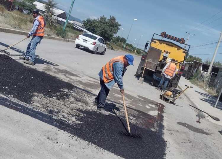 Llega programa de bacheo a 6 colonias más de Victoria
