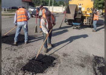 Llega programa de bacheo a 6 colonias más de Victoria