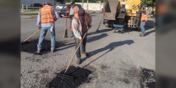 Llega programa de bacheo a 6 colonias más de Victoria