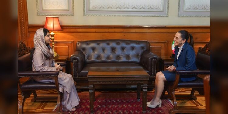 ¡Claudia Sheinbaum se reunió con Malala Yousafzai!