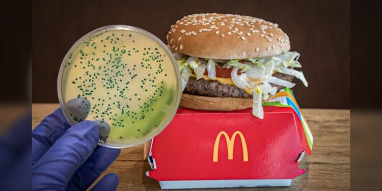 Vinculan hamburguesas de McDonald’s con brote de E. coli
