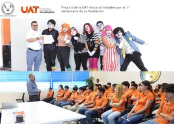 Prepa 3 de la UAT inicia actividades por el 11 aniversario de su fundación
