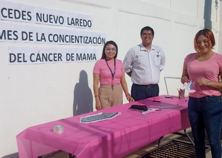 Realiza CEDES NLD campaña de concientización sobre el cáncer de mama