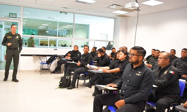 Recibe Guardia Estatal capacitación internacional de inteligencia y contrainteligencia