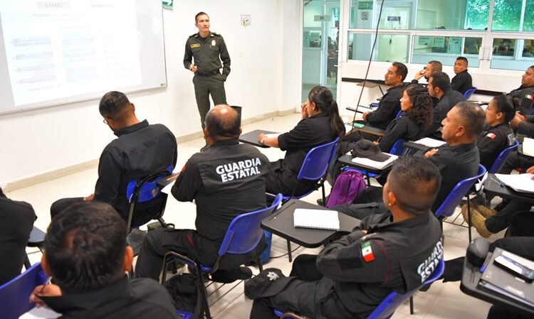 Recibe Guardia Estatal capacitación internacional de inteligencia y contrainteligencia