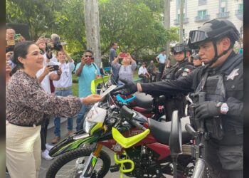 Recibe Guardia Estatal motocicletas y bicicletas para reforzar seguridad en Tampico