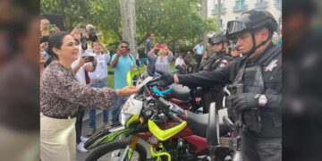 Recibe Guardia Estatal motocicletas y bicicletas para reforzar seguridad en Tampico