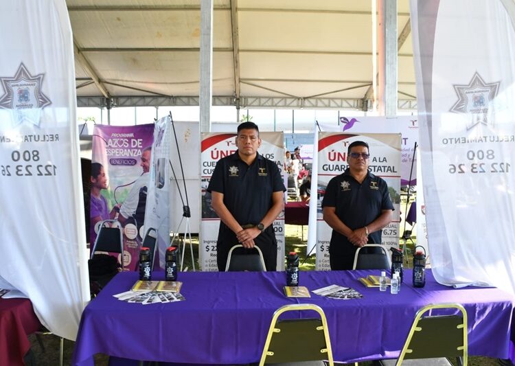 Reclutamiento de la SSP presente en Brigada DIF Tamaulipas