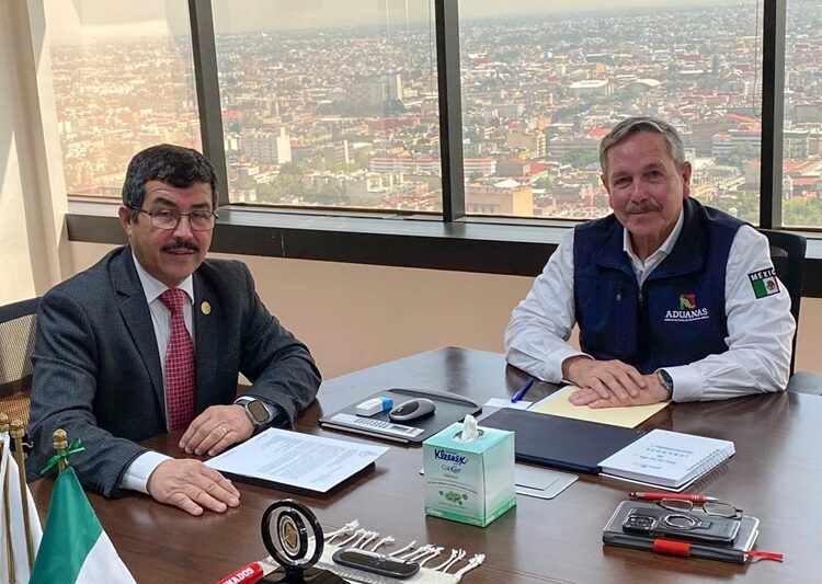 Rector de la UAT sostiene acuerdos con la Agencia Nacional de Aduanas de México