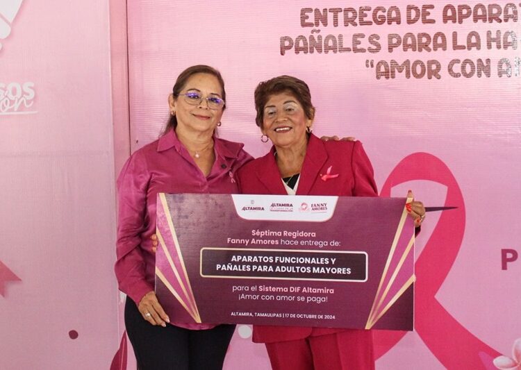 Regidora Epifanía Morán Villeda se suma a acciones del DIF Altamira