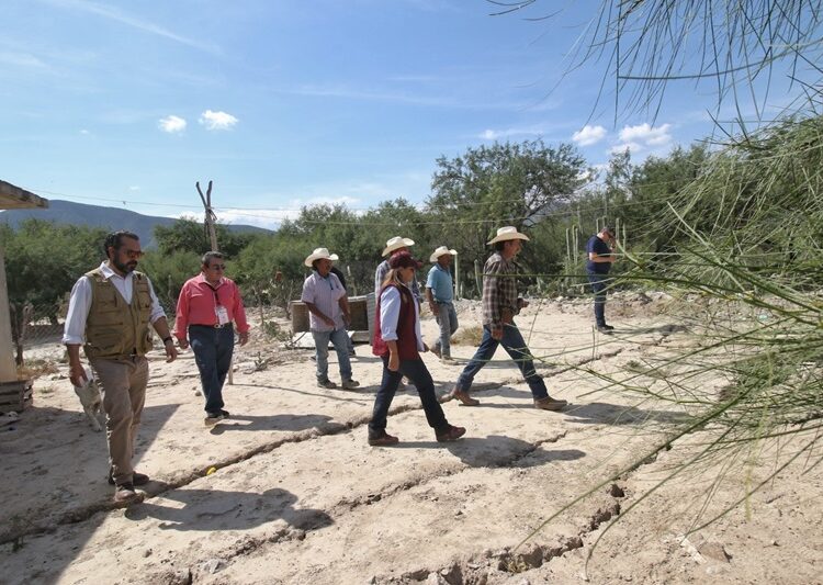 Busca SEDUMA garantizar certeza jurídica en ejidos afectados por grietas en el altiplano