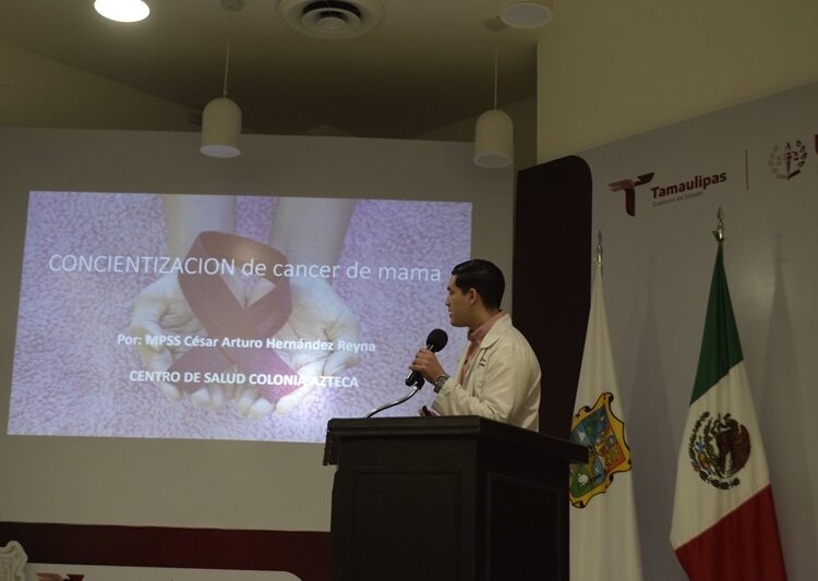 Recibe SSPT información sobre cáncer de mama