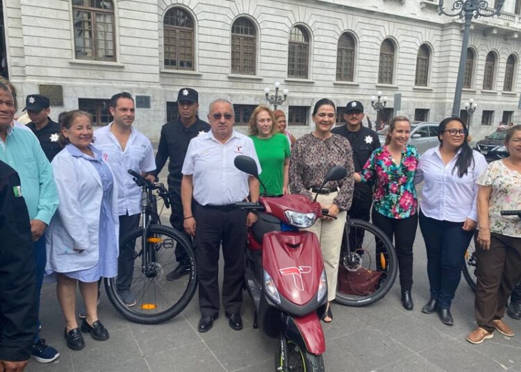 Recibe Guardia Estatal motocicletas y bicicletas para reforzar seguridad en Tampico