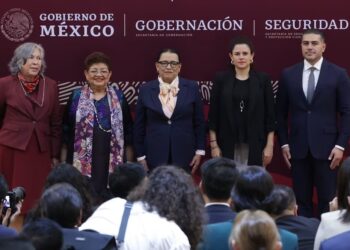 Rosa Icela, Harfuch y Godoy, toman sus responsabilidades en el Gobierno Federal