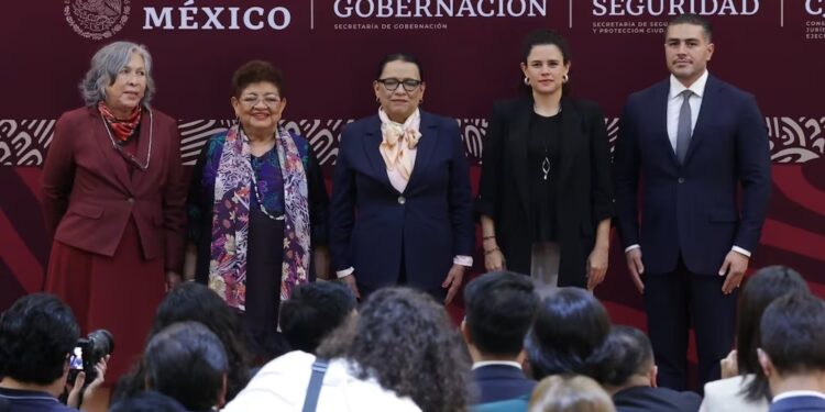 Rosa Icela, Harfuch y Godoy, toman sus responsabilidades en el Gobierno Federal