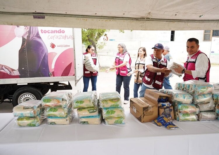 Se unen Gobierno y DIF NLD a “Campaña Alimenta”, con 3 toneladas de ayuda