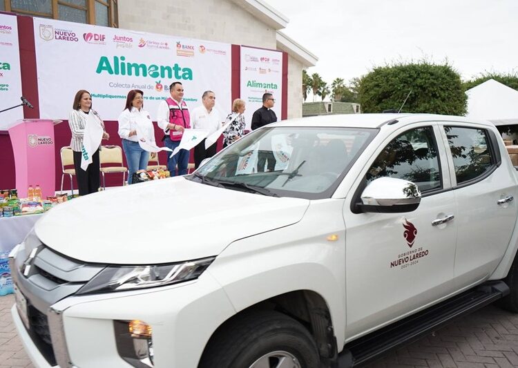 Se unen Gobierno y DIF NLD a “Campaña Alimenta”, con 3 toneladas de ayuda