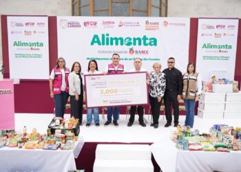 Se unen Gobierno y DIF NLD a “Campaña Alimenta”, con 3 toneladas de ayuda