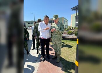 Supervisan titular de SEDENA y gobernador avance de ANAM en NLD