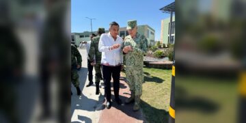 Supervisan titular de SEDENA y gobernador avance de ANAM en NLD