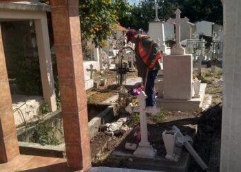 Trabaja Gobierno de Victoria en limpieza de panteones municipales