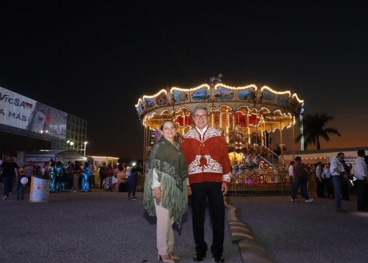 Armando Martínez participa en la inauguración de la Feria Tamaulipas