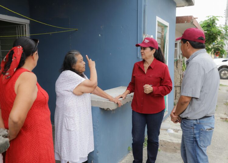 Mónica agiliza acciones de limpieza en Tampico