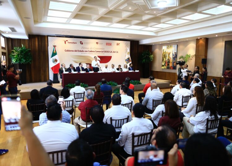 Gobierno de Tamaulipas y Oxxo fortalecen seguridad