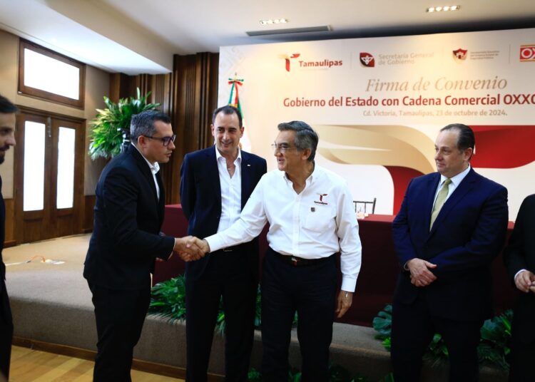 Gobierno de Tamaulipas y Oxxo fortalecen seguridad