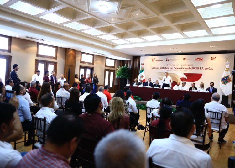Gobierno de Tamaulipas y Oxxo fortalecen seguridad