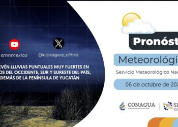 #PronósticodelTiempo para hoy Domingo 06 de octubre de 2024