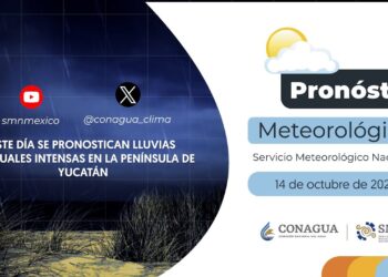#PronósticodelTiempo para hoy Lunes 14 de octubre de 2024
