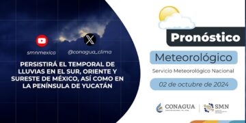 #PronósticodelTiempo para hoy Miércoles 02 de octubre de 2024