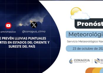 #PronósticodelTiempo para hoy Miércoles 23 de octubre de 2024