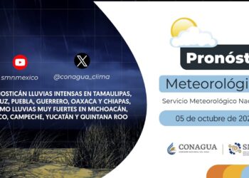 #PronósticodelTiempo para hoy Sábado 05 de octubre de 2024