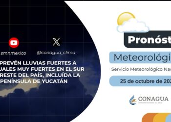 #PronósticodelTiempo para hoy Viernes 25 de octubre de 2024