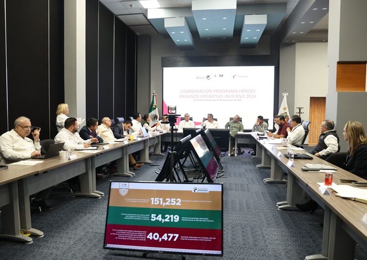 Prepara Tamaulipas programa Héroes Paisanos, Operativo Invierno 2024