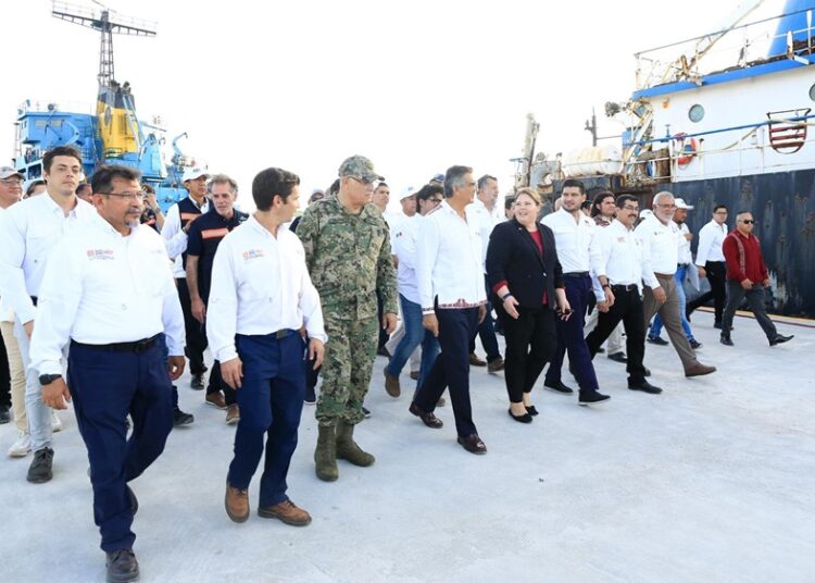 Supervisa gobernador avances del Puerto del Norte en Matamoros