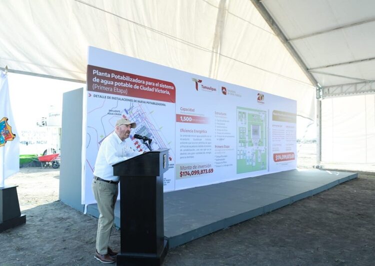 Inicia AVA construcción de potabilizadora para Victoria
