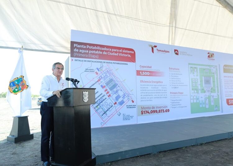 Inicia AVA construcción de potabilizadora para Victoria