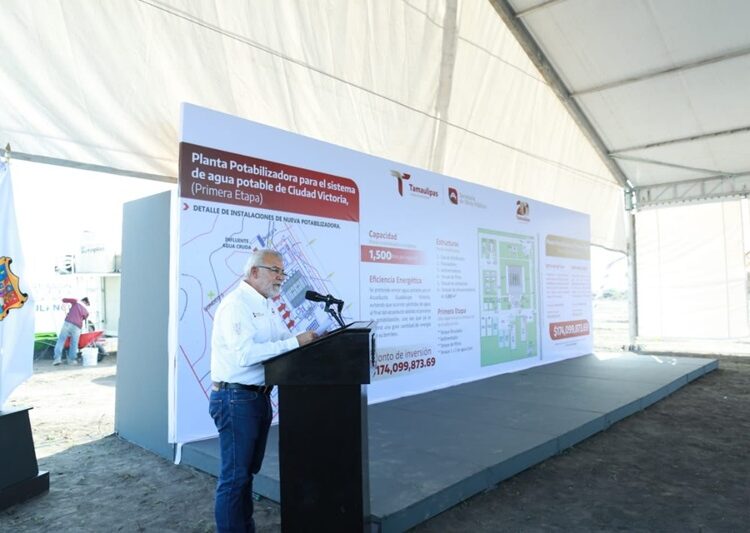 Inicia AVA construcción de potabilizadora para Victoria